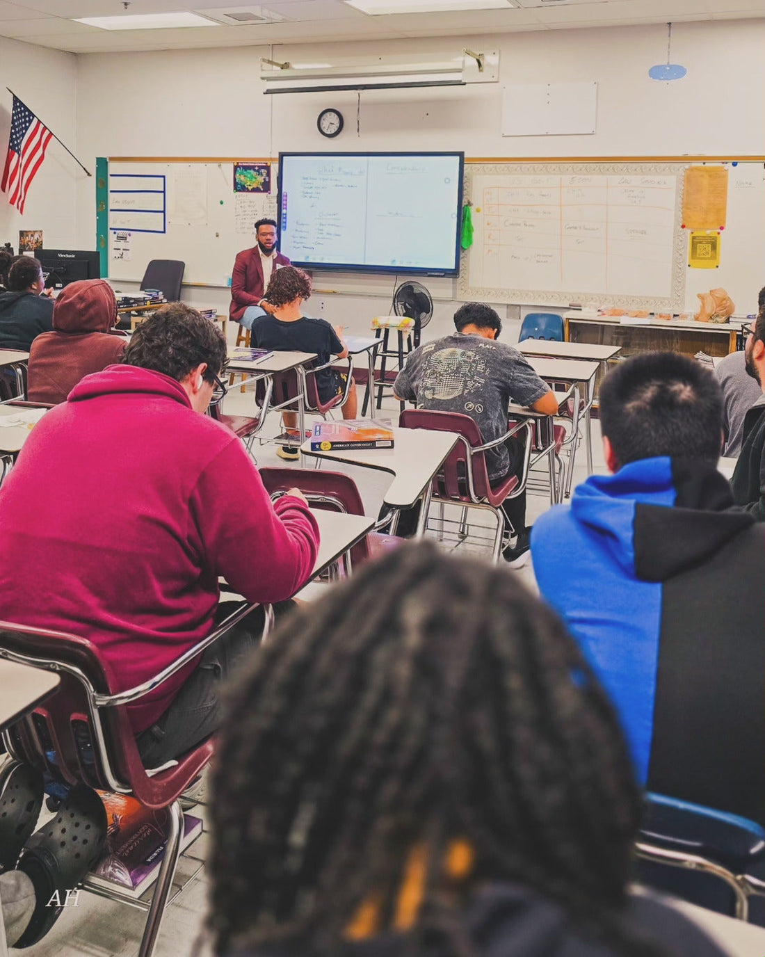 Cookies, Questions & Civic Curiosity at Brandon High